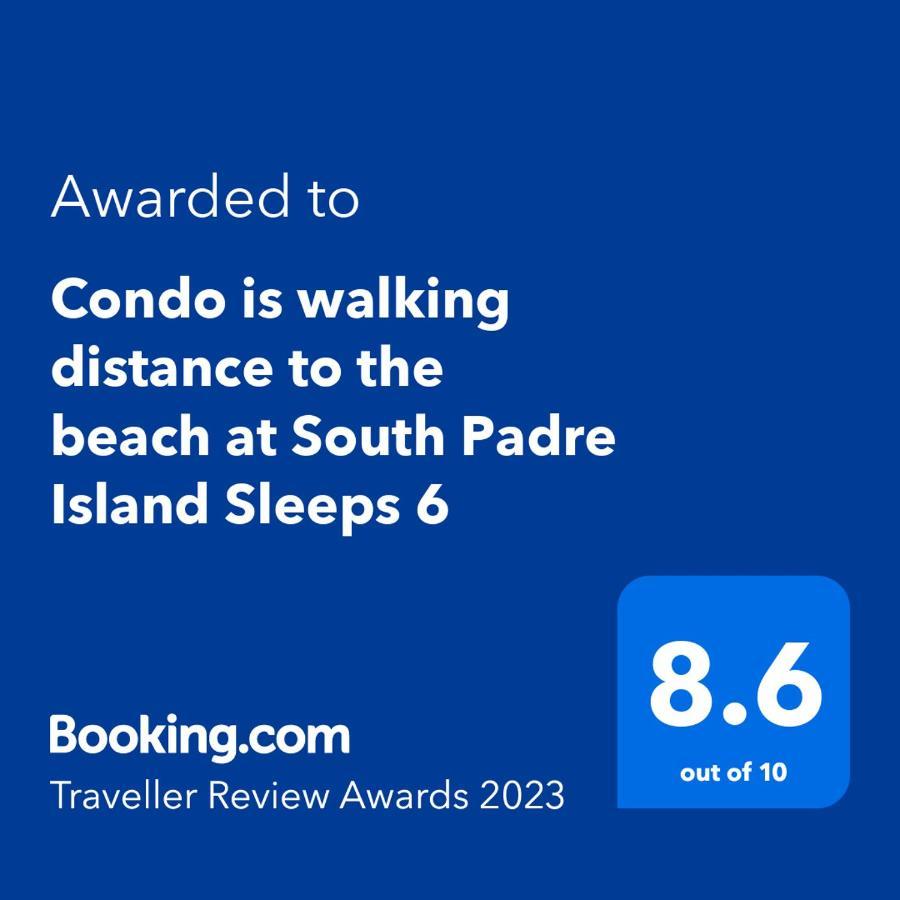 South Padre Island Condo Is Walking Distance To The Beach, Sleeps 6, Third Floor, 2024 Traveler Award, Winter Rates Kültér fotó